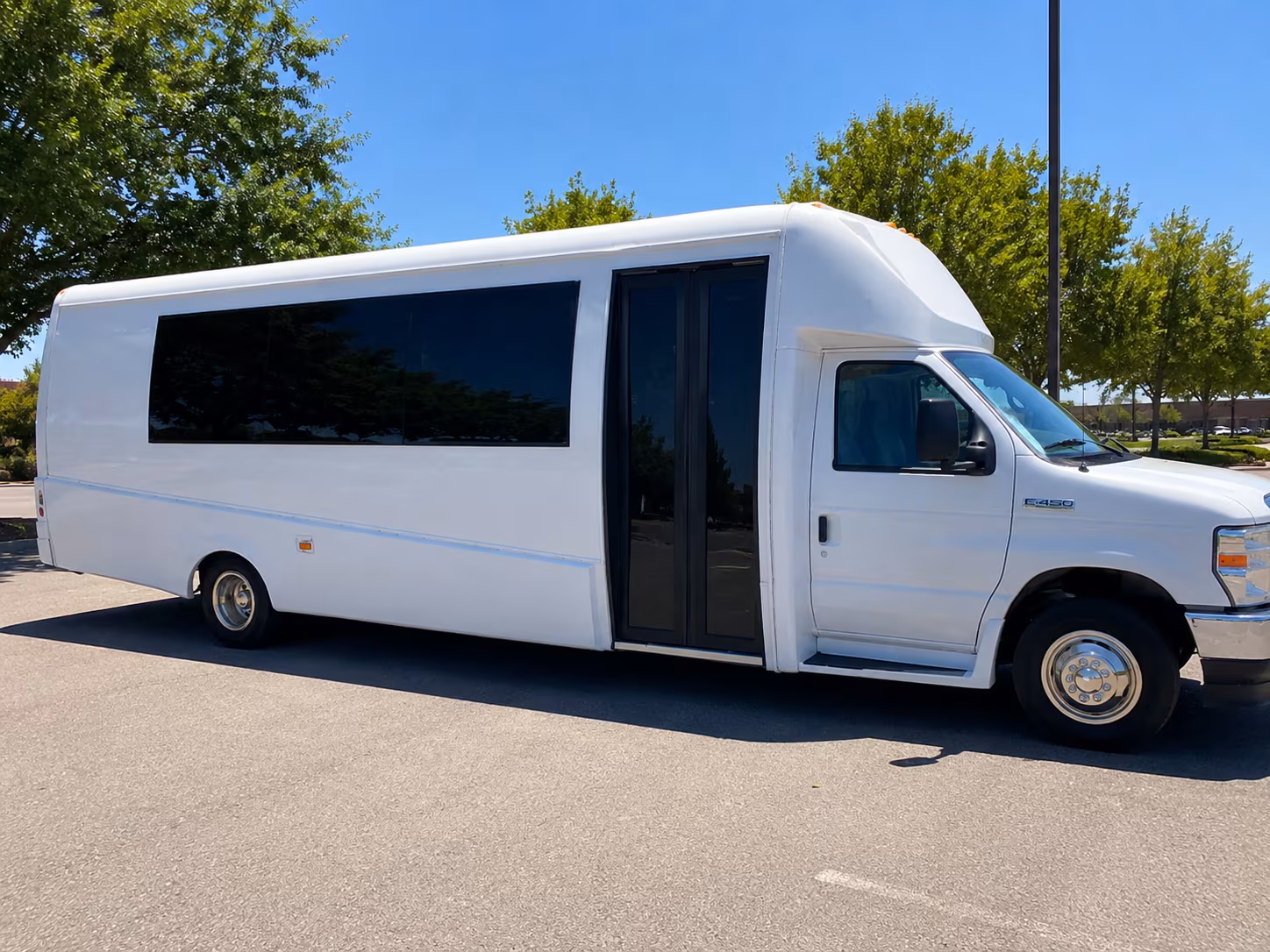 Interior of a party bus rental serving Spokane Valley