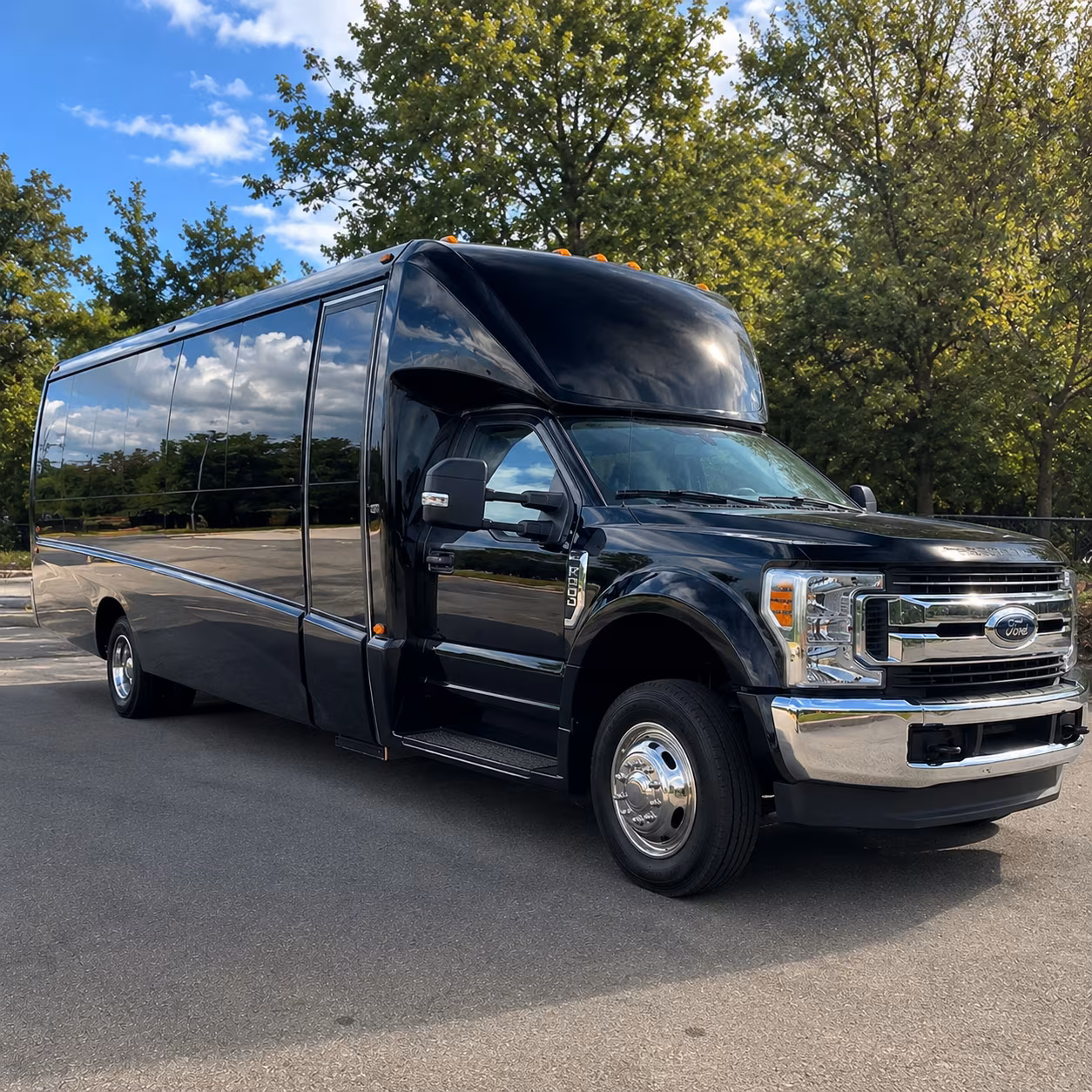 Spokane Valley Airport Shuttle & Transportation party bus exterior