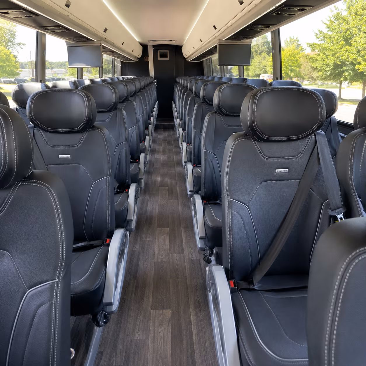 Spokane Valley Airport Shuttle & Transportation party bus interior