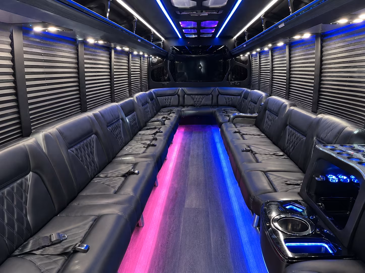 Spokane Valley Bachelor & Bachelorette Transportation party bus exterior