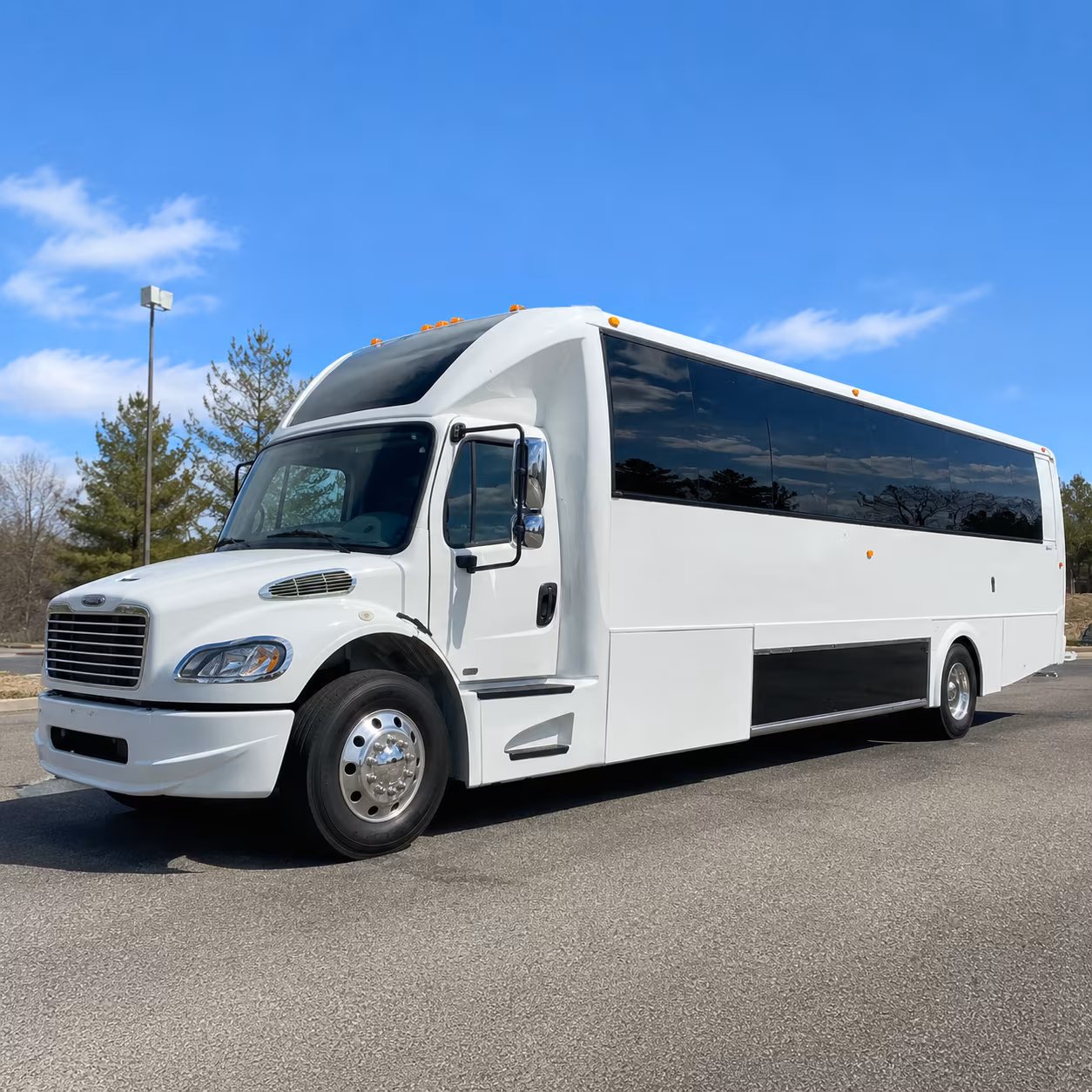 Spokane Valley Bachelor & Bachelorette Transportation party bus exterior
