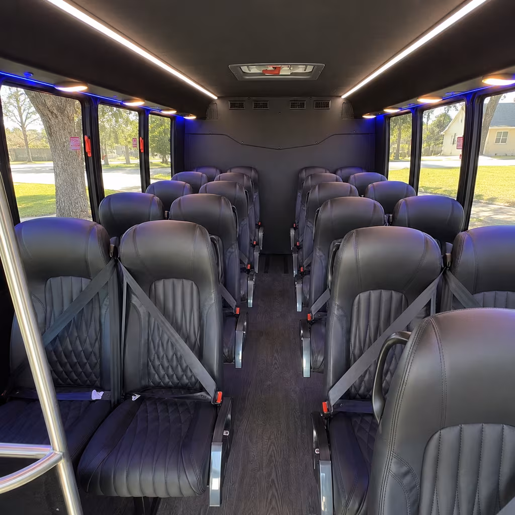 Spokane Valley Corporate Transportation onboard seating