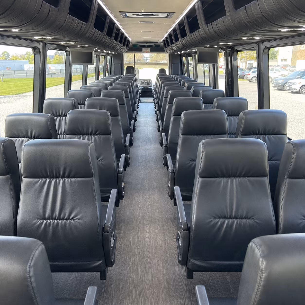 Spokane Valley School Event Transportation party bus exterior