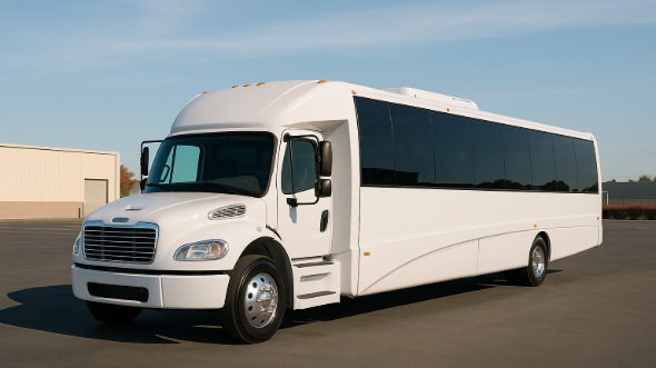 Exterior of Charter Bus Company Kennewick's 28 Passenger Party Bus in Kennewick