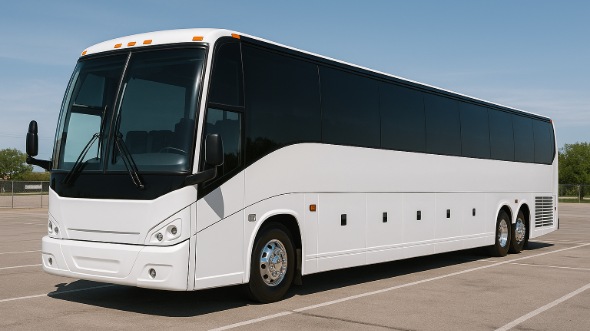 Exterior of Charter Bus Company Spokane's 50 Passenger Party Bus in Spokane